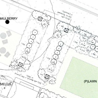 McCully House Inn landscape plan detail