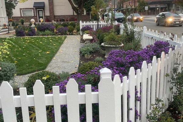 cottage garden landscape